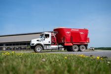 Truckmount - cuba de mezcla de alimentos instalada en camión