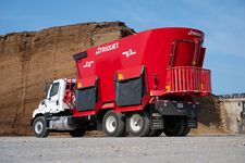 Truckmount - cuba de mezcla de alimentos instalada en camión