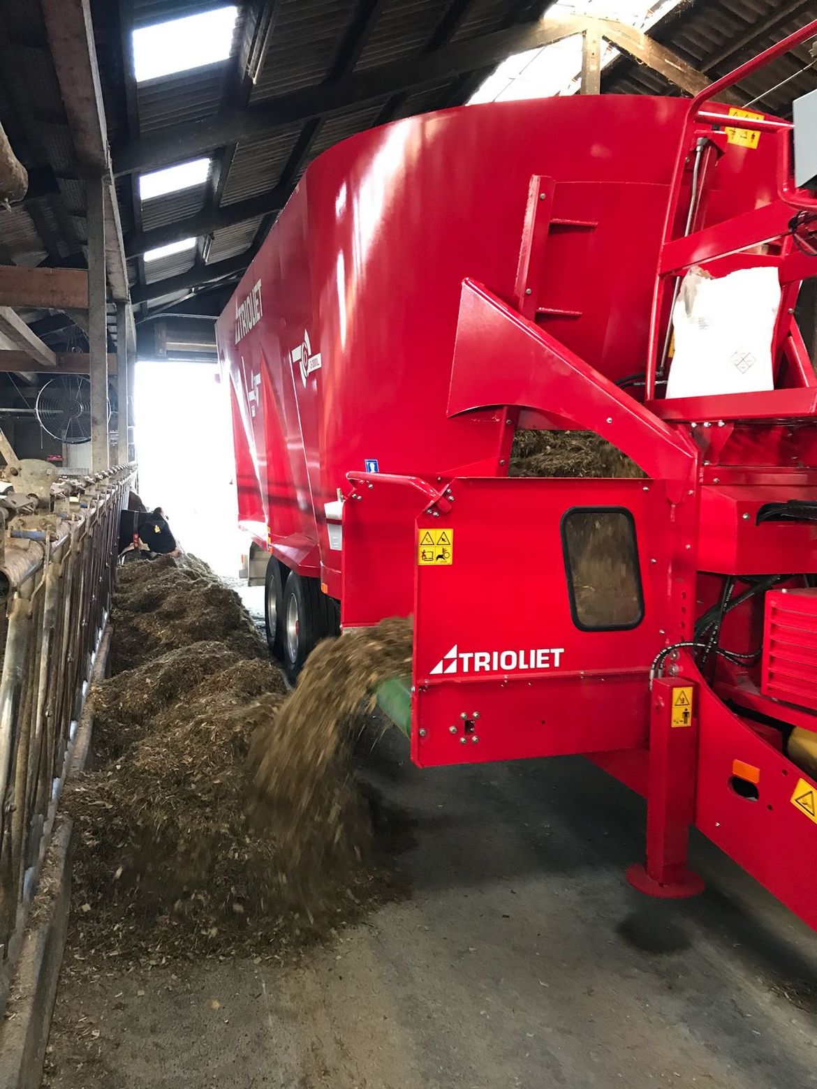 carro mezclador de alimentos agricolas