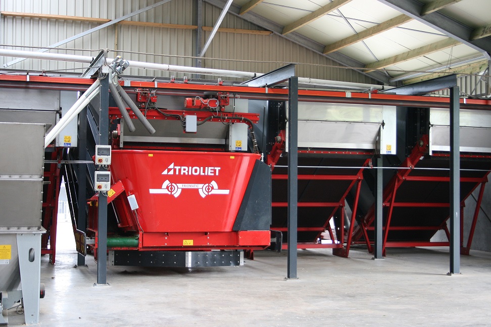 Robot de alimentación suspendido Triomatic